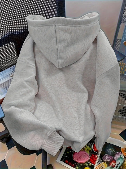 Hoodie Femme Coupe Décontractée – Sweat NEW YORK U.S.A., Style Casual Streetwear Unisexe Vibella