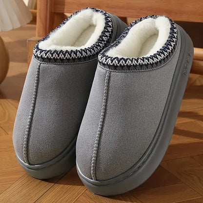 Chaussons d’Hiver Ultra-Confort – Semelle Souple, Doublure Chaude, Style Élégant (Pour Femme & Couple) Vibella