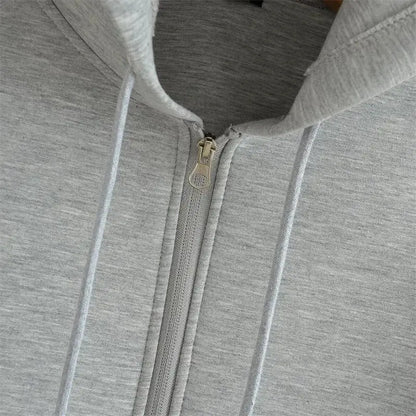 Hoodie Femme Hiver – Coupe Oversize, Zippé, Poches Pratiques, Style Décontracté Vibella