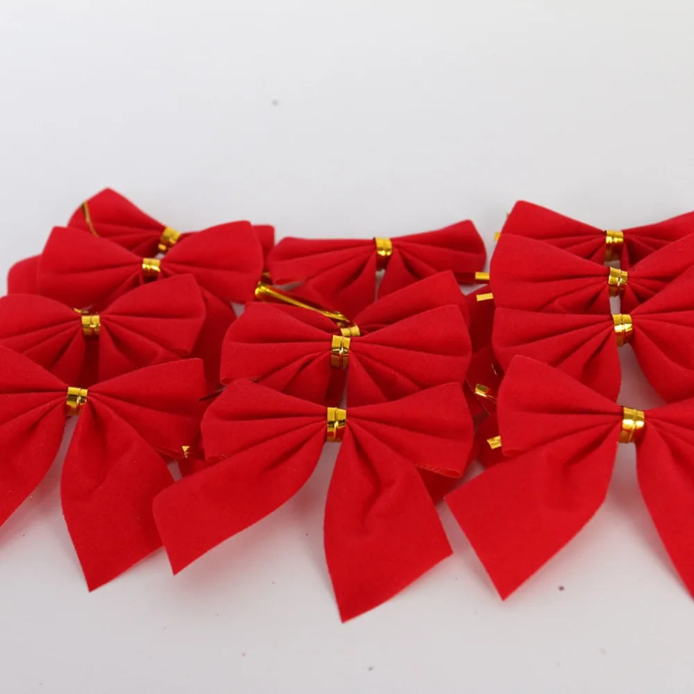 Mini Décorations de Noël – Cônes de Pin, Nœuds, Père Noël, Bonbons et Pendants en Mousse pour Sapin DIY Vibella