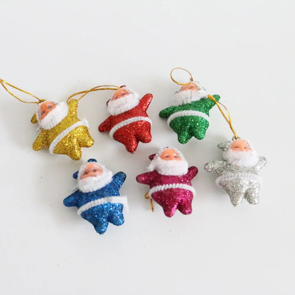 Mini Décorations de Noël – Cônes de Pin, Nœuds, Père Noël, Bonbons et Pendants en Mousse pour Sapin DIY Vibella