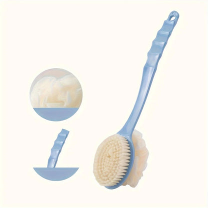 Brosse de Douche Exfoliante – Long Manche Souple, Gommage & Massage – Accessoire de Bain Pour un Nettoyage Profond du Corps Vibella