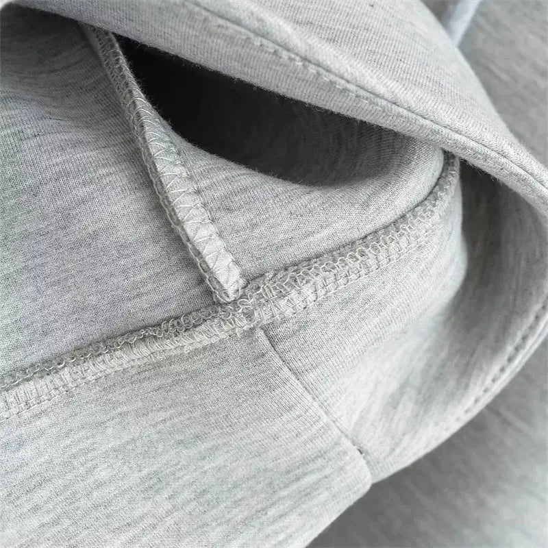 Hoodie Femme Hiver – Coupe Oversize, Zippé, Poches Pratiques, Style Décontracté Vibella