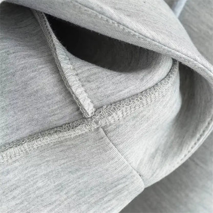 Hoodie Femme Hiver – Coupe Oversize, Zippé, Poches Pratiques, Style Décontracté Vibella