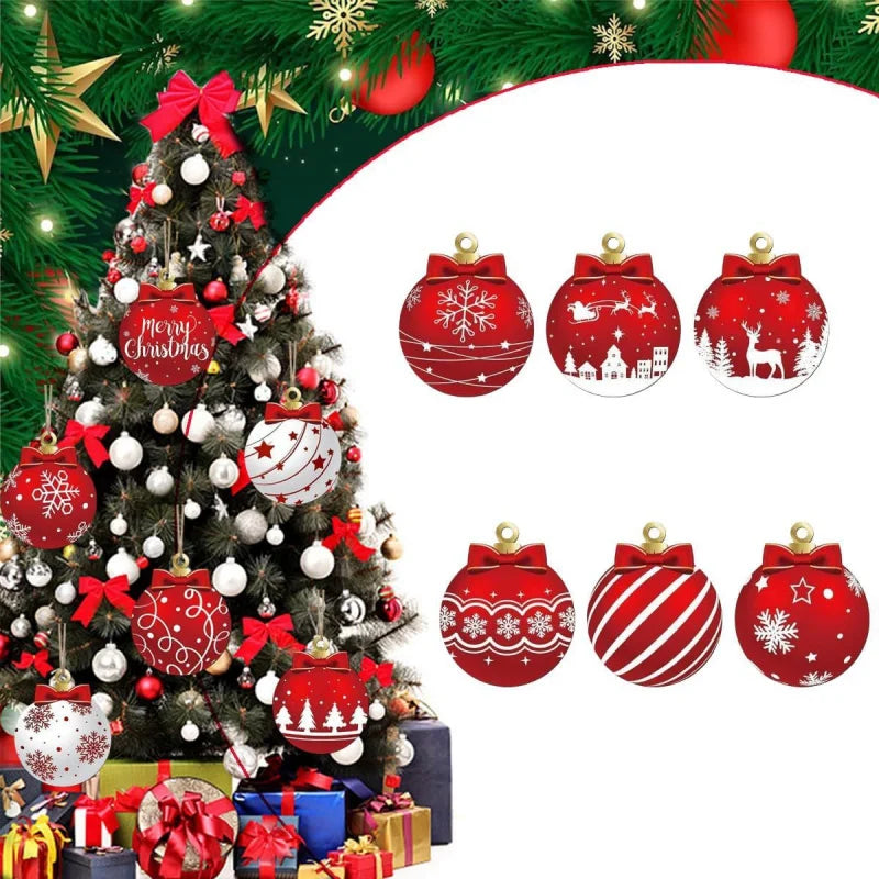 Lot de 12 Boules de Noël – Décorations Festives pour Sapin, Noël 2026 Vibella