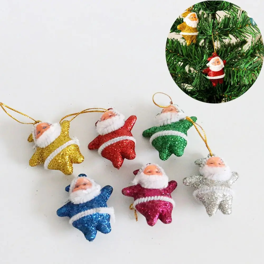 Mini Décorations de Noël – Cônes de Pin, Nœuds, Père Noël, Bonbons et Pendants en Mousse pour Sapin DIY Vibella